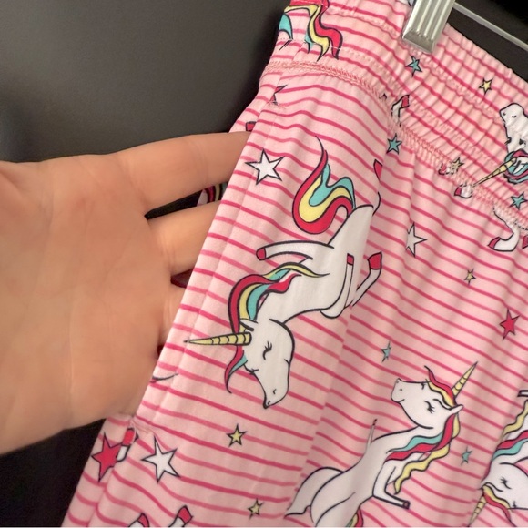 NWOT Women’s pink unicorn 🦄 lightweight soft sleep joggers with pockets - Picture 5 of 7